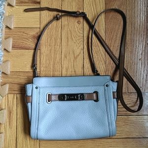 Coach Swagger Leather Crossbody Bag